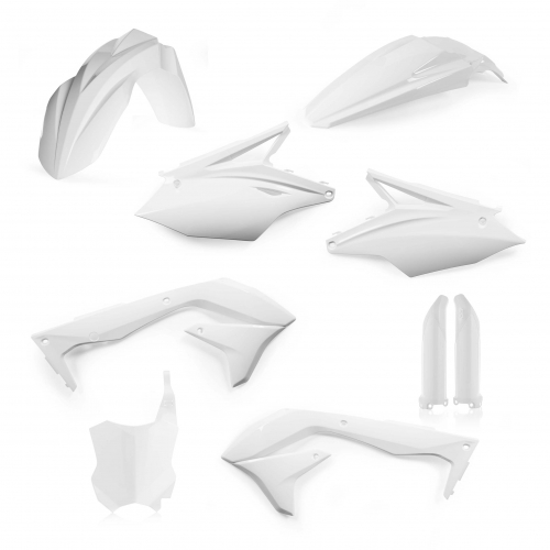 KIT PLÁSTICOS COMPLETO ACERBIS KAWASAKI KX-F 450 2016-2017 BRANCO